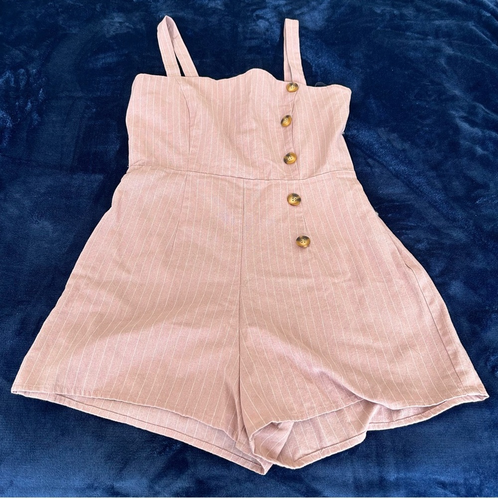 Striped romper